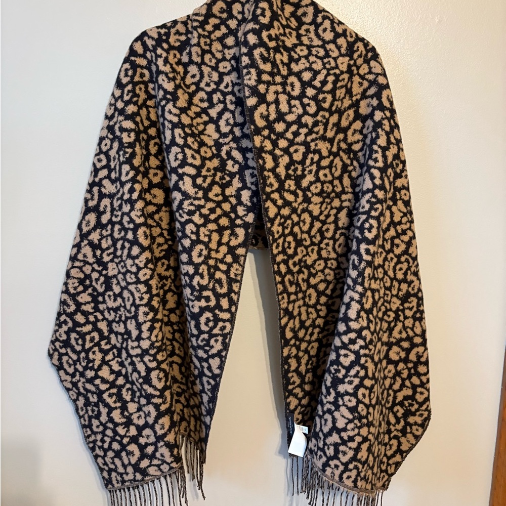 Banana Republic oversized scarf with fringe